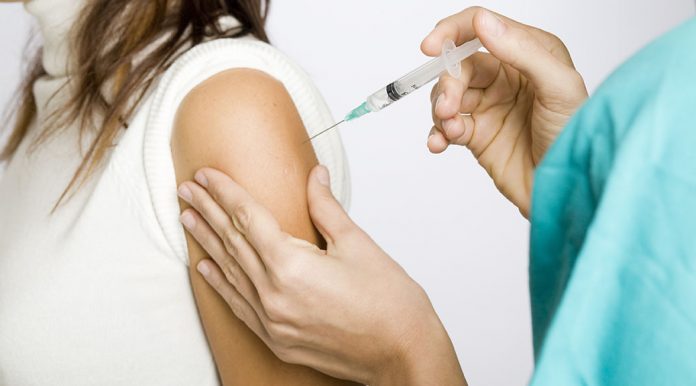 Administer injection Flu shot