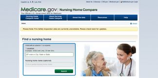 Nursing Home Compare website