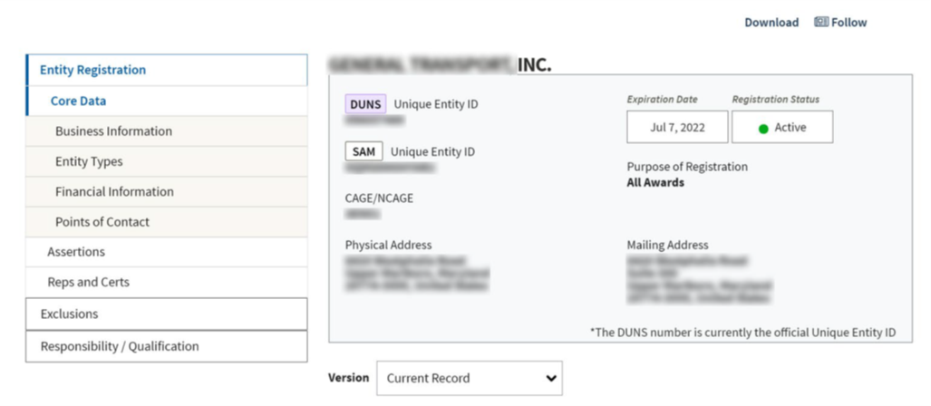 pending id assignment sam.gov