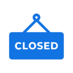 Closed – Light Blue