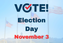 Election Day reminder: Be informed. Be engaged. Vote November 3